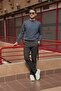 Men'S, Crew Neck, Slim Fit, Old Money, Wool-Acrylic Fiber, Knitwear Sweater Pltk03 - 3