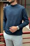 Men'S, Crew Neck, Slim Fit, Old Money, Wool-Acrylic Fiber, Knitwear Sweater Pltk03 - 8