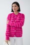 Thin Striped Fuchsia Knitwear Cardigan - 5