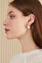 Hailey Pearl Dangle Gold Earrings - 5