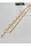 Flower Figured Chain Belt Women's Belt Dress Belt Waist Belt Body Belt - 6