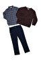 3-piece knitwear sweat & pants & shirt boys' set - 5