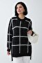 Glittery Soft Black Knitwear Tunic - 5