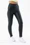 Women's Leather Leggings Black High Waist Lycra Recovery and Stretchy - 000390 - 4