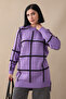 Glittery Soft Purple Knitwear Tunic
