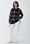 Glittery Soft Black Knitwear Tunic - 2
