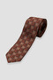 Tie 8 cm Microfiber Polyester Orange Men's Patterned Tie - 4