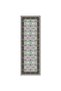 Green Pink Ethnic Patterned Chenille Carpet Rug Runner Kordior Murfak Living Room Non-Slip Washable - 7