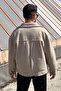 Shirt Collar, Oversize-Fit, Old Money Culture, Button, Stamped Fabric Jacket 24Usec05 - 7