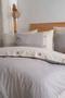 Linea Double Duvet Cover Set, 100% Natural Cotton - 3
