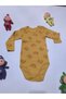 Girl Boy Child Baby Long Sleeve Snap Fastener Bodysuit-Badi 100% Organic Cotton 3.5-4-5-6 Years Old - 3