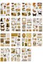 20 Sheets Scrapbook Vintage Sticker Book, Scrapbooking - 3 - 5