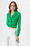 Women's Short Buttoned Blazer Jacket 250218 - 260314 - 3