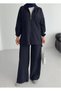 Women's Clothing Hooded Top and Bottom Two-Piece Set, Suitable for Modest Wear. - 4