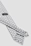 Tie 8 cm Microfiber Polyester White Men's Patterned Tie - 3