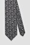 Tie 8 cm Microfiber Polyester Black Men's Patterned Tie - 2