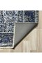 Blue Gray Anthracite Antique Chenille Carpet Rug Runner Non-Slip Washable Fringed Kitchen Living Room - 4