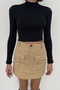 Alicia Women's Ribbed Knit Turtleneck Sweater |   Long Arm, Slim Fit , Single and Double Pack Option - 7