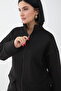 Two Pocket Zippered Suit Black - 2