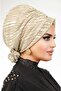 Gold Burnt Tulle Buckle Bonnet - 4