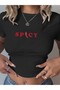 Spicy White Cotton Crop T-Shirt