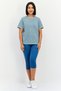 Women Sportswear Fit Short Sleeve Outdoor T-Shirt, Slate Green - 4