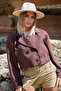 Trendy Trench Short Jacket with Shoulder Sleeve Detail, Double-Breasted Collar and Button Closure - 3