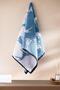 New Season Dalmatien Yarn Dyed Face Towel - Blue - 50X85 cm - Blue