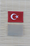 Red Velvet Background with Embroidered Coat of Arms Patch - 3