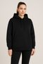 Women's Black Oversize Hooded Tracksuit Set - 8