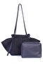 Ange Large Volume Leather Suede Shoulder Bag