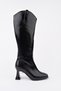 Astoria Blunt Toe Side Zipper Heeled Women's Boots - 4