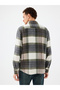 Slim Fit Men's Oduncu Wool Shirt U.Sleeve Lf2041230 - 3