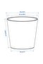 SOJABÖNA Plant pot, white, 19 cm - 7