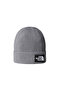 Tnf Logo Box Cuffed Beanie Hat Nf0A8Chedyy1 Gray