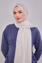 Beige Arlyn Plain Shawl - 3
