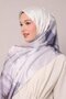 شال من نسيج التويل بنمط ظل أرجواني - 2
