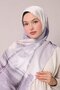 شال من نسيج التويل بنمط ظل أرجواني - 3