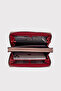 Genuine Leather Dried Rose Handbag with Phone Compartment Money Portfolio 100% Handmade - 4