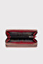 Genuine Leather Dried Rose Handbag with Phone Compartment Money Portfolio 100% Handmade - 6