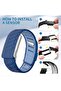 Silicone Sport Band for Whoop 5.0 & MG Band- Dark Blue (Strap only, Tracker not included) - 3