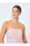 Floral Print Ruffle Hem Slip Dress - 3