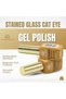 Stained Glass Cat Eye Gel Polish 8ml – Holographic Shimmer, Magnet Included, UV/LED Soak Off - 6