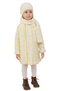 Knitwear Girl's Cardigan, Scarf, Beanie 3-Piece Set Bone