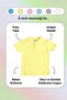 Yellow Short Sleeve Solid Color Collared 6-17 Years Old Children's School Lacoste T-Shirt Polo Neck T-Shirt - 4
