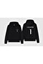 Goalkeeper Thibaut Courtois Printed Boys' Black Hooded Sweatshirt Hoodie