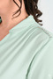 Women's Large Size Shoulder Stone Detailed Shirt 1687-24 - 3