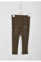 Girl's Sequin Embroidered Elastic Waist Leggings