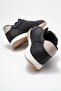 Lace-Up Women's Sneakers; Black Vison - 4