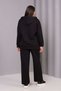 Women's Plus Size Elastic Waist Stone Printed Pocketed Sports Casual Tracksuit Set - 6